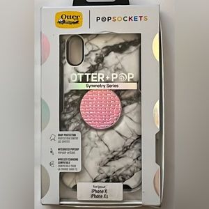 OtterBox Symmetry iPhone X Xs Otter+Pop PopSockets Case‎ Cover